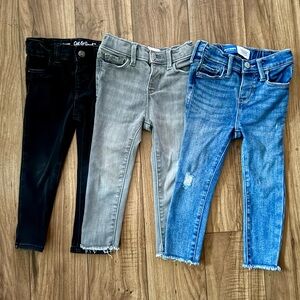 Toddler Jeggings - lot of 3, 2T